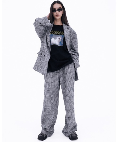 SCULPTOR（スカルプター）の「【日本限定アイテム】Puppy Talk Boxy Tee/パピートークボクシーT（Tシャツ/カットソー・レディース・ライトグレー/ホワイト/ブラック・MEDIUM/SMALL/LARGE）」の12枚目の写真