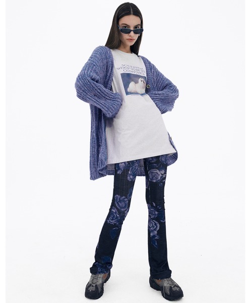 SCULPTOR（スカルプター）の「【日本限定アイテム】Puppy Talk Boxy Tee/パピートークボクシーT（Tシャツ/カットソー・レディース・ライトグレー/ホワイト/ブラック・MEDIUM/SMALL/LARGE）」の6枚目の写真