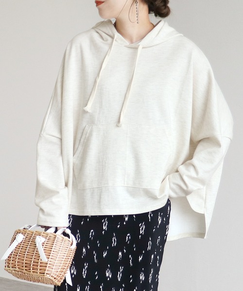 reca(レカ)の「スウェットフーディー(パーカー・レディース・オートミール/チャコール・FREE)」の10枚目の写真