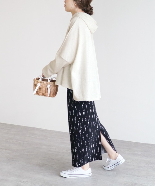 reca(レカ)の「スウェットフーディー(パーカー・レディース・オートミール/チャコール・FREE)」の12枚目の写真