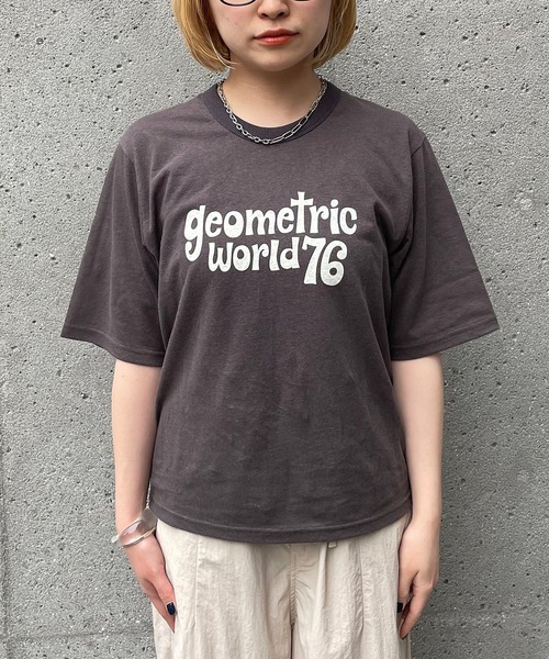 CIAOPANIC（チャオパニック）の「スラブロゴプリントT（Tシャツ/カットソー・レディース・チャコールグレー/オフホワイト/ピンク・FREE）」の17枚目の写真