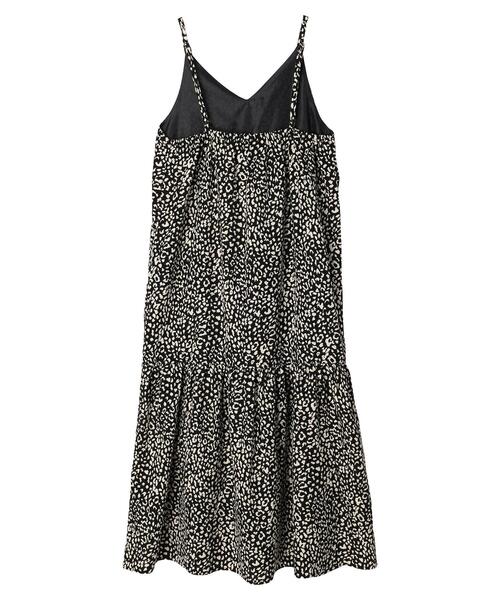 Green Parks(グリーンパークス)の「・ELENCARE DUE レオパードキャミワンピ(ワンピース・レディース・ベージュ/オフホワイト/ブラック・FREE)」の15枚目の写真