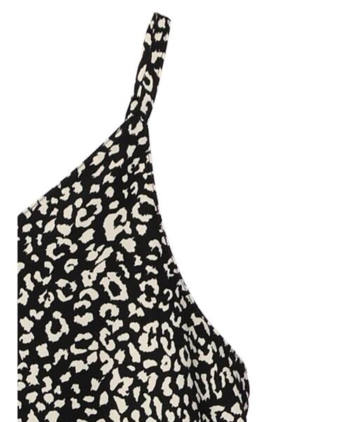 Green Parks(グリーンパークス)の「・ELENCARE DUE レオパードキャミワンピ(ワンピース・レディース・ベージュ/オフホワイト/ブラック・FREE)」の17枚目の写真