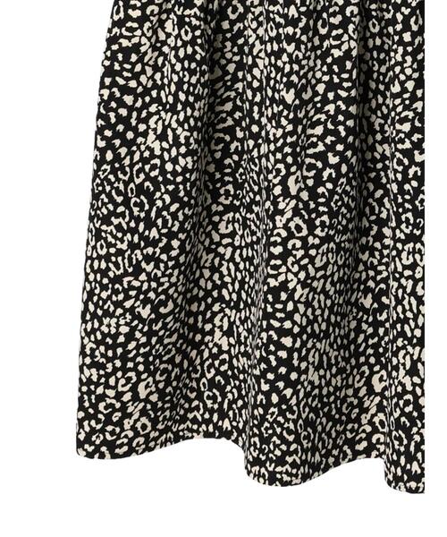 Green Parks(グリーンパークス)の「・ELENCARE DUE レオパードキャミワンピ(ワンピース・レディース・ベージュ/オフホワイト/ブラック・FREE)」の18枚目の写真