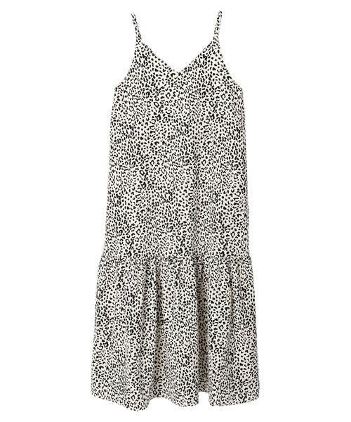 Green Parks(グリーンパークス)の「・ELENCARE DUE レオパードキャミワンピ(ワンピース・レディース・ベージュ/オフホワイト/ブラック・FREE)」の22枚目の写真