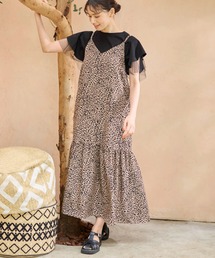 Green　Parks | ・ELENCARE　DUE　レオパードキャミワンピ(ワンピース)