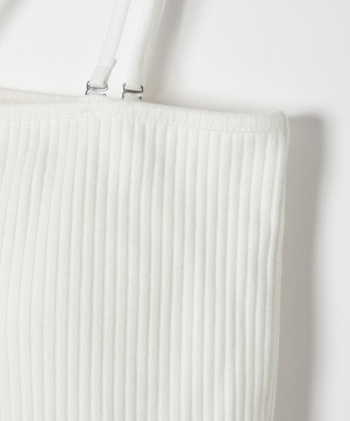 PBLIM（ページボーイリム）の「PAGEBOYLIM/カップ付きホルターネックキャミ（キャミソール・レディース・オフホワイト/ブラック・FREE）」の19枚目の写真