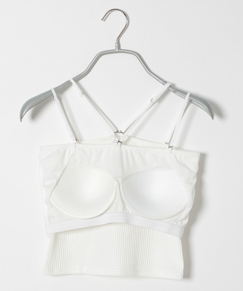 PBLIM（ページボーイリム）の「PAGEBOYLIM/カップ付きホルターネックキャミ（キャミソール・レディース・オフホワイト/ブラック・FREE）」の15枚目の写真