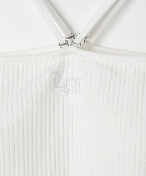 PBLIM（ページボーイリム）の「PAGEBOYLIM/カップ付きホルターネックキャミ（キャミソール・レディース・オフホワイト/ブラック・FREE）」の9枚目の写真