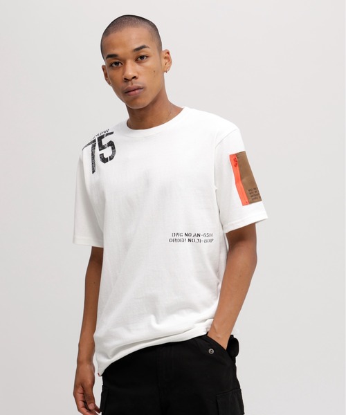 WEB&DEPOT限定》REMODEL DESIGN CREW NECK T-SHIRT / リモデル