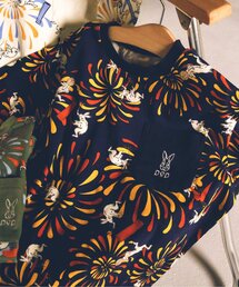 BREEZE | DODコラボ めちゃもえ花火柄ポケットTシャツ（コドモ）(Tシャツ/カットソー)