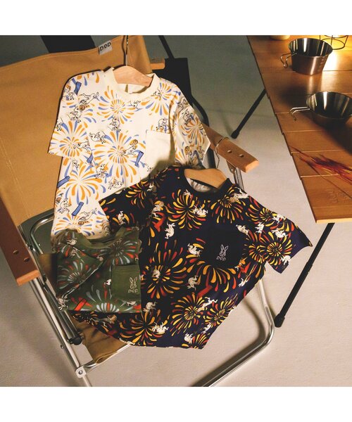 BREEZE(ブリーズ)の「DODコラボ めちゃもえ花火柄ポケットTシャツ(コドモ)(Tシャツ/カットソー・キッズ・オフホワイト/カーキ/ネイビー・130/110/150/90/120/100/140/80)」の12枚目の写真