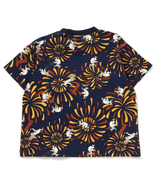 BREEZE(ブリーズ)の「DODコラボ めちゃもえ花火柄ポケットTシャツ(コドモ)(Tシャツ/カットソー・キッズ・オフホワイト/カーキ/ネイビー・130/110/150/90/120/100/140/80)」の8枚目の写真