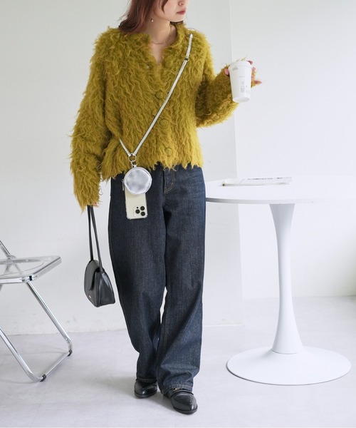 DISCOAT（ディスコート）の「ラウンドポーチ付きスマホストラップ（スマホグッズ・レディース・シルバー/ブラック/ベージュ/ラベンダー・FREE）」の17枚目の写真