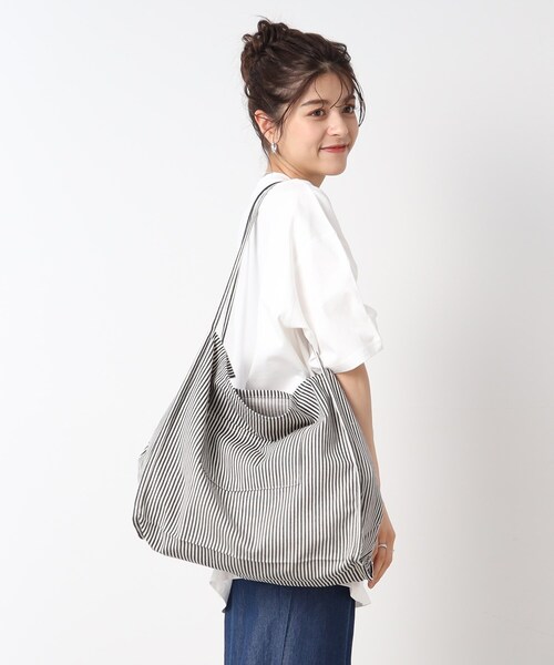 SHOO・LA・RUE（シューラルー）の「◆CYCLOトートバッグ（トートバッグ・レディース・ネイビー/アイボリー/ブラック系2/グレー系2・00）」の11枚目の写真