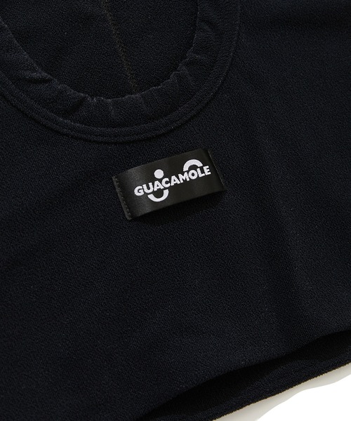 GUACAMOLE(ガカモレ)の「FUNCTIONAL PILE SCOOP NECK BIKINI(水着・レディース・オレンジ/ブラック/ライトブルー・M)」の11枚目の写真