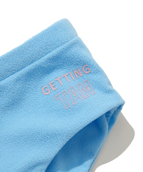 GUACAMOLE(ガカモレ)の「FUNCTIONAL PILE SCOOP NECK BIKINI(水着・レディース・オレンジ/ブラック/ライトブルー・M)」の6枚目の写真