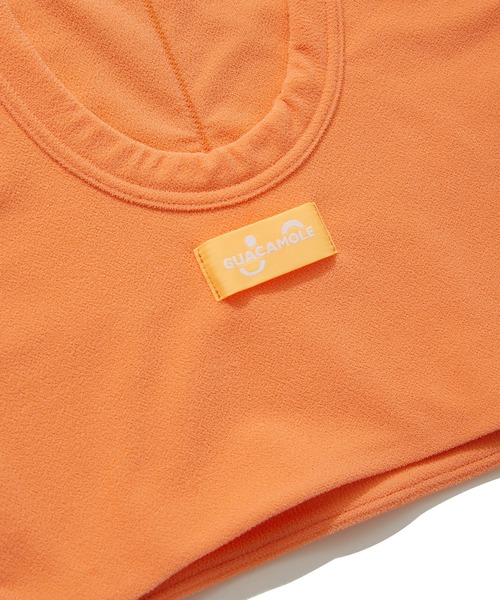 GUACAMOLE(ガカモレ)の「FUNCTIONAL PILE SCOOP NECK BIKINI(水着・レディース・オレンジ/ブラック/ライトブルー・M)」の8枚目の写真