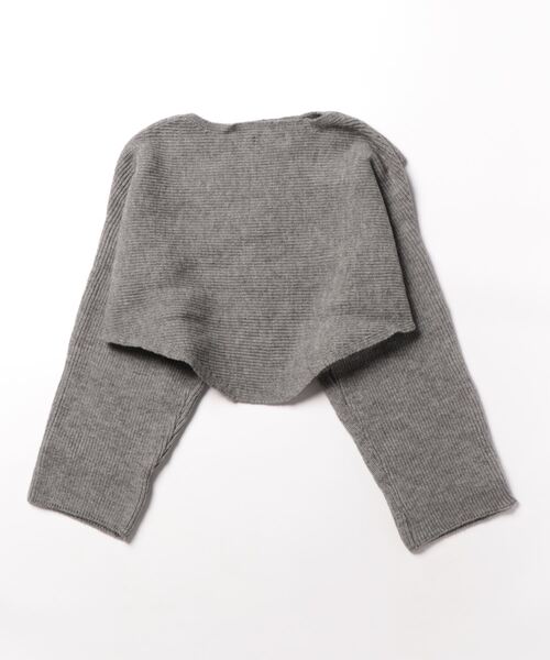 Ayla（アイラ）の「cross short knit（ニット/セーター・レディース・ベージュ/グレー・FREE）」の5枚目の写真