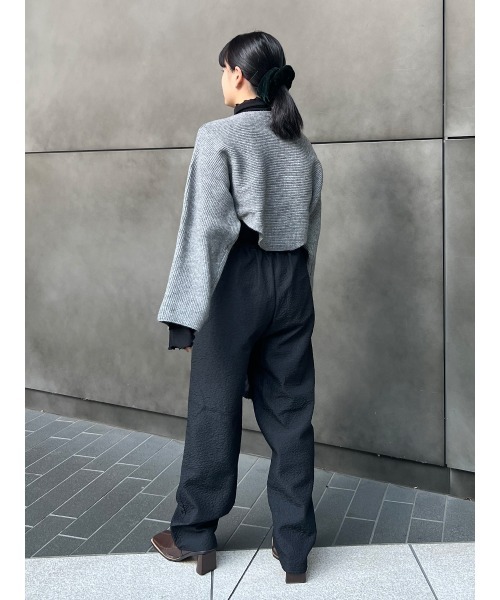 Ayla（アイラ）の「cross short knit（ニット/セーター・レディース・ベージュ/グレー・FREE）」の14枚目の写真
