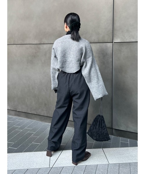 Ayla（アイラ）の「cross short knit（ニット/セーター・レディース・ベージュ/グレー・FREE）」の15枚目の写真