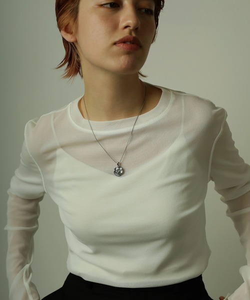 ORLEAN(オルレアン)の「金属アレルギー対応 コインスネークチェーンネックレス サージカルステンレス(ネックレス・レディース・シルバー/ゴールド・フリー)」の11枚目の写真