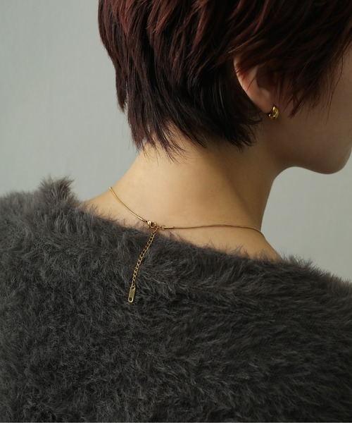 ORLEAN(オルレアン)の「金属アレルギー対応 コインスネークチェーンネックレス サージカルステンレス(ネックレス・レディース・シルバー/ゴールド・フリー)」の4枚目の写真