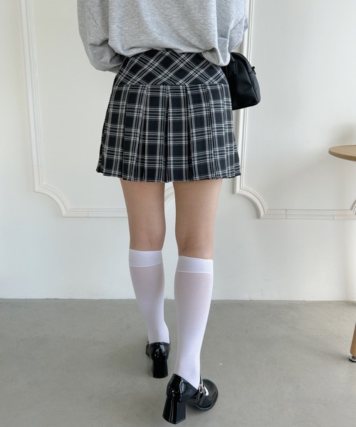 LULULEMON サイズ6 ホワイト プリーツミニスカート ハイウエスト