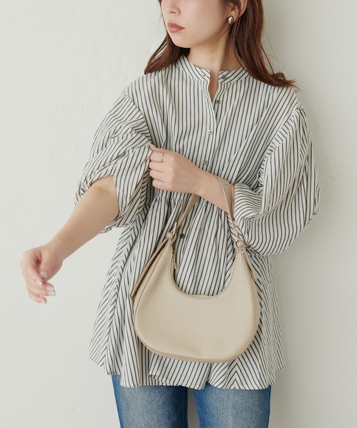 natural couture（ナチュラルクチュール）の「バンドカラーギャザー
