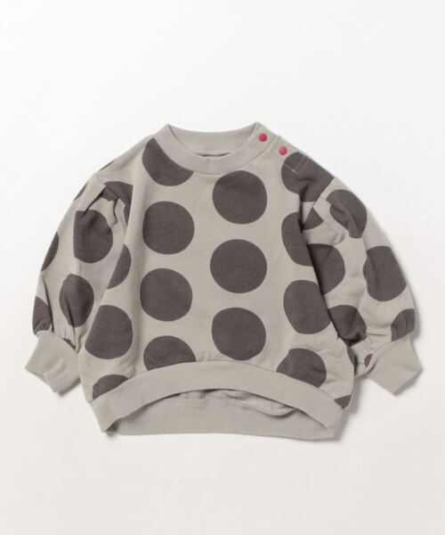 CALMIA（カルミア）の「ソウガラショルダータックスウェット（80～150cm）（スウェット・キッズ・チャコール/ベージュ/ラベンダー・110/95/100/80/130/140/150/120/90）」の7枚目の写真