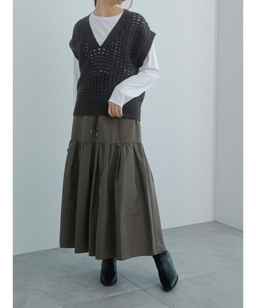 Te chichi（テチチ）の「ウレタン刺繍ロゴロンT（Tシャツ/カットソー・レディース・オフホワイト・F）」の8枚目の写真