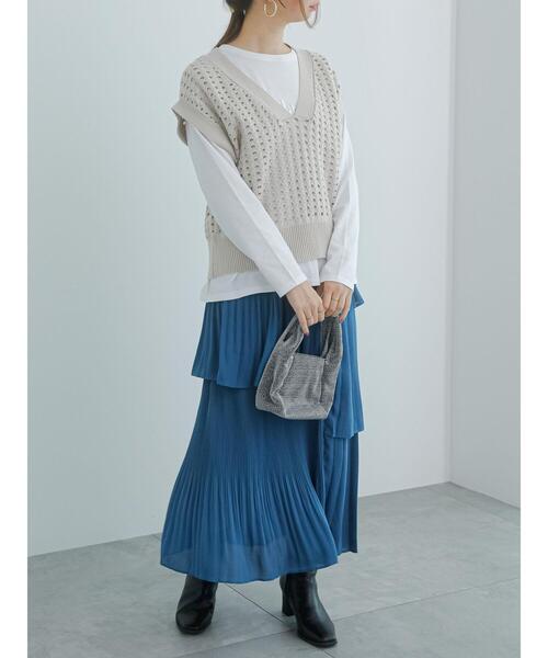 Te chichi（テチチ）の「ウレタン刺繍ロゴロンT（Tシャツ/カットソー・レディース・オフホワイト・F）」の7枚目の写真