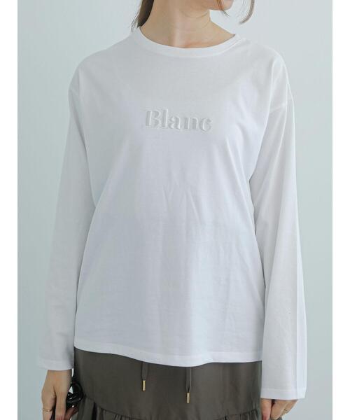 Te chichi（テチチ）の「ウレタン刺繍ロゴロンT（Tシャツ/カットソー・レディース・オフホワイト・F）」の6枚目の写真