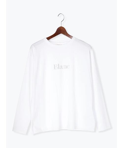 Te chichi（テチチ）の「ウレタン刺繍ロゴロンT（Tシャツ/カットソー・レディース・オフホワイト・F）」の4枚目の写真