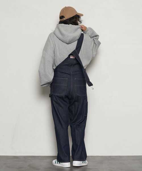 PUBLUX（パブリュクス）の「PUBLUX/パブリュクス スーパービッグスウェットフーディー/スウェットパーカー/裏起毛スウェット(限定展開)（パーカー・メンズ・ネイビー/グレー/オレンジ/アッシュグレー/ブラック・MEDIUM/SMALL/LARGE）」の17枚目の写真