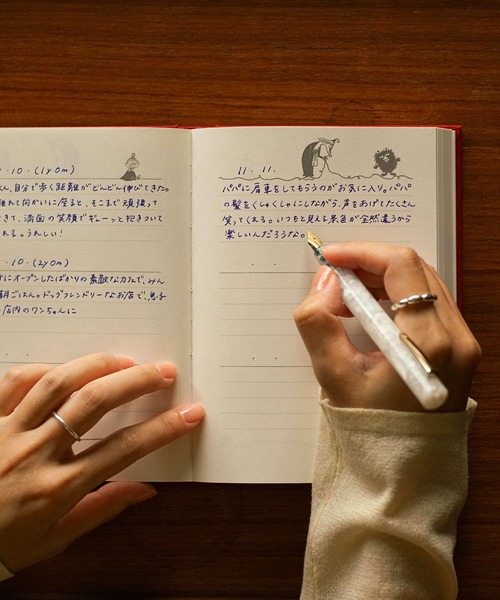 MOOMIN（ムーミン）の「MOOMIN ムーミン 3年日記帳 ノート スケジュール（手帳/メモ帳・レディース・レッド/ブルー/ライトブルー・FREE）」の21枚目の写真