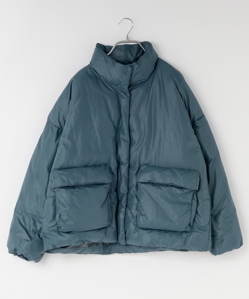 yuw（ユウ）の「ＰＵＦＦＥＲ ＳＨＯＲＴ ＪＫ　976172（ダウンジャケット/コート・レディース・ブルー/ブラック・FREE）」の3枚目の写真