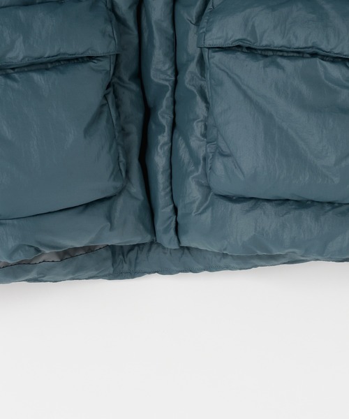 yuw（ユウ）の「ＰＵＦＦＥＲ ＳＨＯＲＴ ＪＫ　976172（ダウンジャケット/コート・レディース・ブルー/ブラック・FREE）」の9枚目の写真