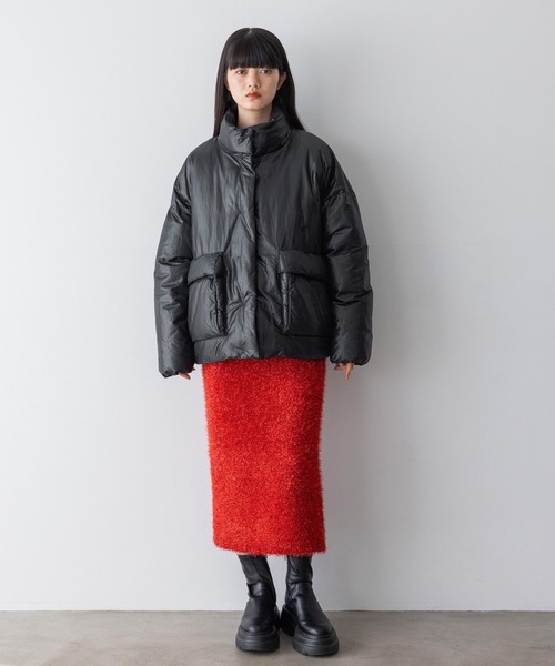 yuw（ユウ）の「ＰＵＦＦＥＲ ＳＨＯＲＴ ＪＫ　976172（ダウンジャケット/コート・レディース・ブルー/ブラック・FREE）」の17枚目の写真