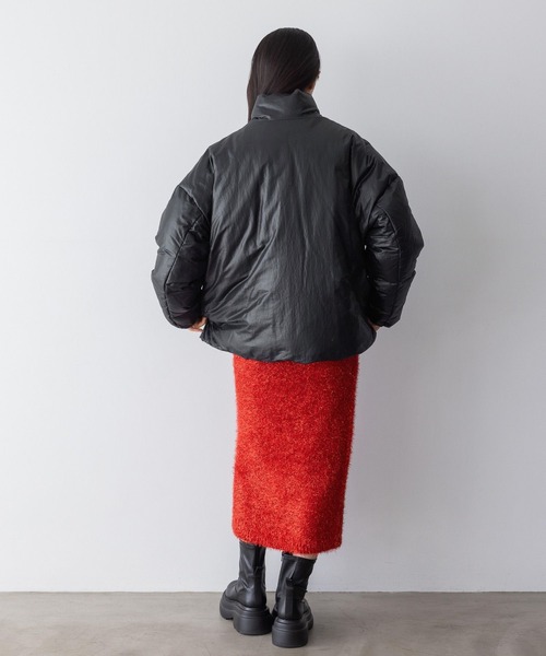 yuw（ユウ）の「ＰＵＦＦＥＲ ＳＨＯＲＴ ＪＫ　976172（ダウンジャケット/コート・レディース・ブルー/ブラック・FREE）」の19枚目の写真