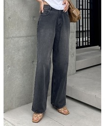 Re:EDIT | [2023A/W COLLECTION][低身長/高身長/大きいサイズ有]コットンデニムルーズワイドパンツ(デニムパンツ)