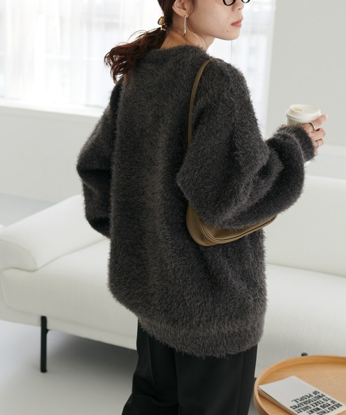 DISCOAT（ディスコート）の「フェザーヤーンニットプルオーバー