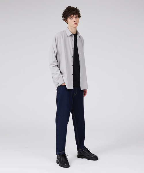 AH ABAHOUSE（エーエイチアバハウス）の「【AH ABAHOUSE】ピーチサテン ドルマンスリーブ オーバーサイズ シャツ（シャツ/ブラウス・メンズ・ホワイト/グレイッシュベージュ/モカ/ブラック・フリー）」の16枚目の写真