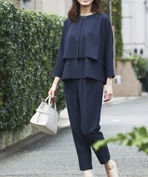 abahouse mavie | 【上下セット/エニデイカセット】NEW！バックフレアーセットアップ(パンツドレス)