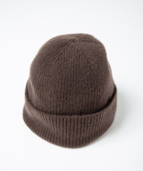 RACAL（ラカル）の「Cashmere / Silk Blend Wool Knit Watch / カシミヤシルク混ウールニットワッチ（ニットキャップ/ビーニー・メンズ・ベージュ/ブラック/オフホワイト/ブラウン/チャコールグレー・FREE）」の9枚目の写真