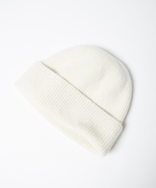 RACAL（ラカル）の「Cashmere / Silk Blend Wool Knit Watch / カシミヤシルク混ウールニットワッチ（ニットキャップ/ビーニー・メンズ・ベージュ/ブラック/オフホワイト/ブラウン/チャコールグレー・FREE）」の14枚目の写真