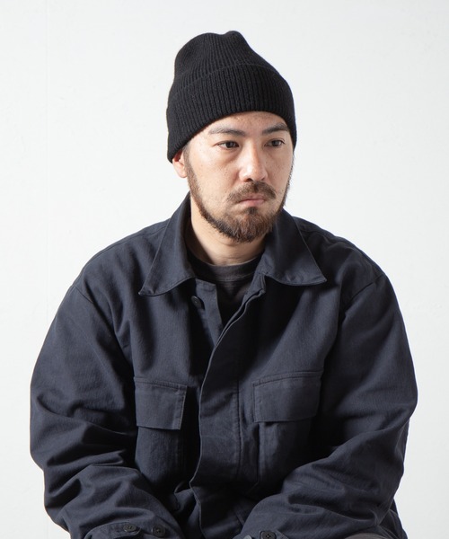 RACAL（ラカル）の「Cashmere / Silk Blend Wool Knit Watch / カシミヤシルク混ウールニットワッチ（ニットキャップ/ビーニー・メンズ・ベージュ/ブラック/オフホワイト/ブラウン/チャコールグレー・FREE）」の21枚目の写真