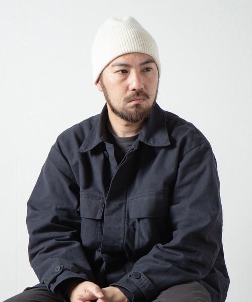 Cashmere / Silk Blend Wool Knit Watch / カシミヤシルク混ウール