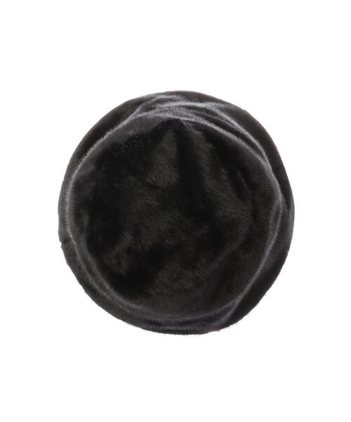 INGNI（イング）の「ふわふわエコファーバケットハット（ハット・レディース・オフホワイト/ブラック・ONE SIZE）」の7枚目の写真