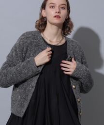 cadune キラキラニットジャケット　38 CADUNE（カデュネ）の「キラキラニットジャケット（ニット/セーター